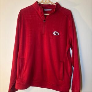 Cutter & Buck Vibrant Kansas City Chiefs Red Pullover